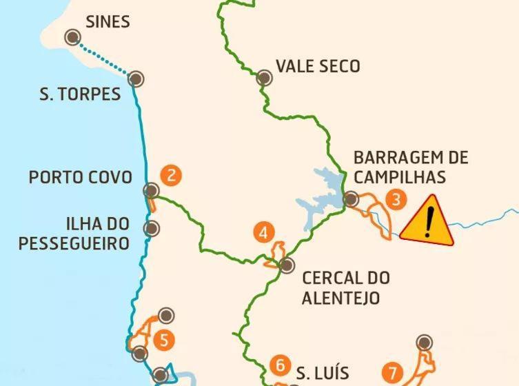 Quartos Abelha Porto Covo Bagian luar foto